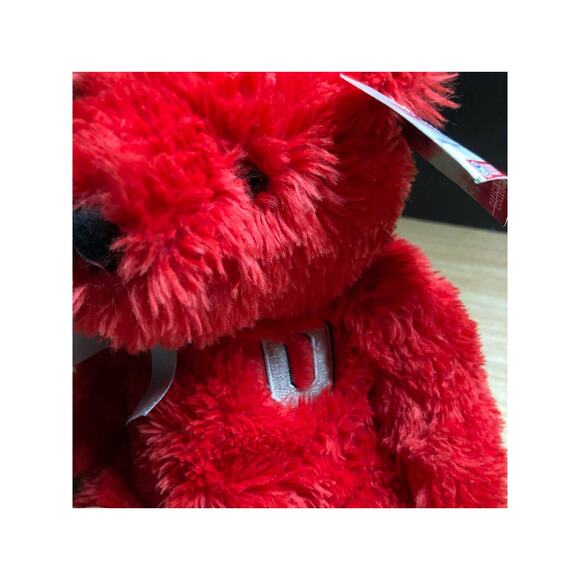 Buckeyes Ohio State Red Plush Bear by Market Identity .  Pre-Owned w/tags - Picture 5 of 7